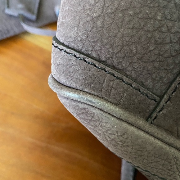 Burberry Kirley Satchel + Wallet Brown Cow Grain Pebbled Leather - Picture 12 of 16